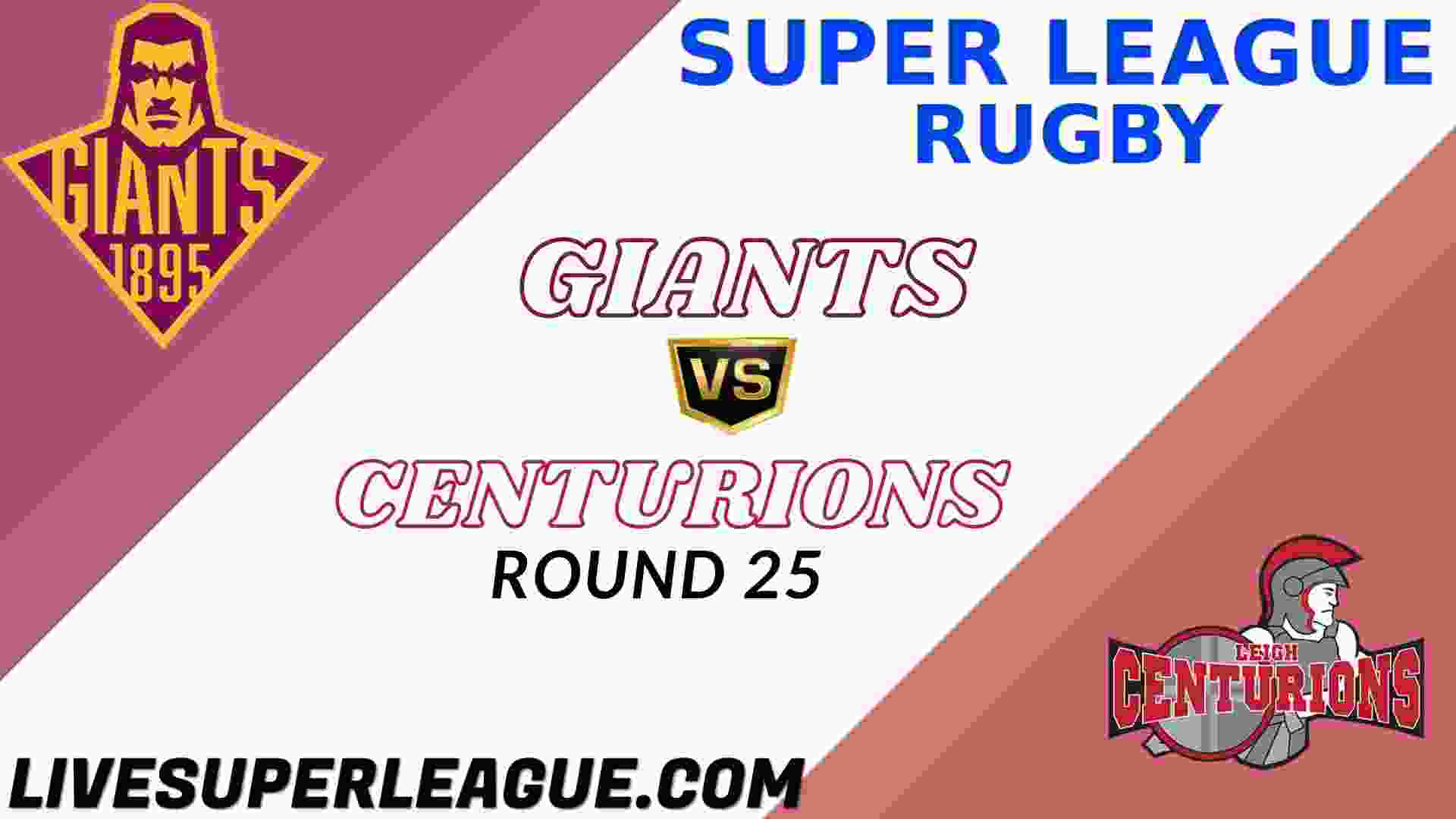 Watch Leigh Centurions VS Huddersfield Giants Online