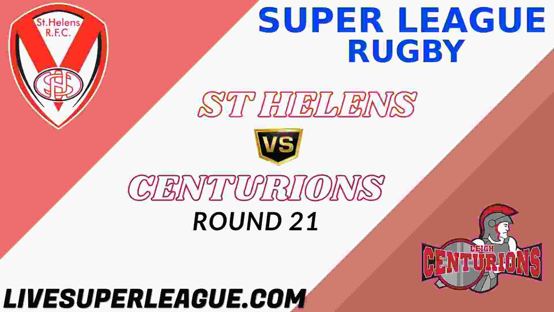 Watch Leigh Centurions VS St Helens Online