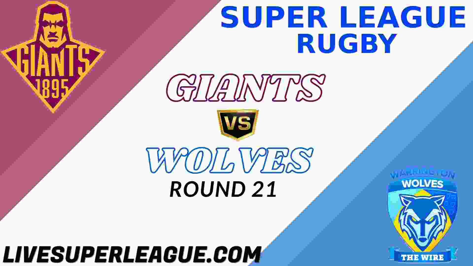 Watch Warrington Wolves VS Huddersfield Giants Live