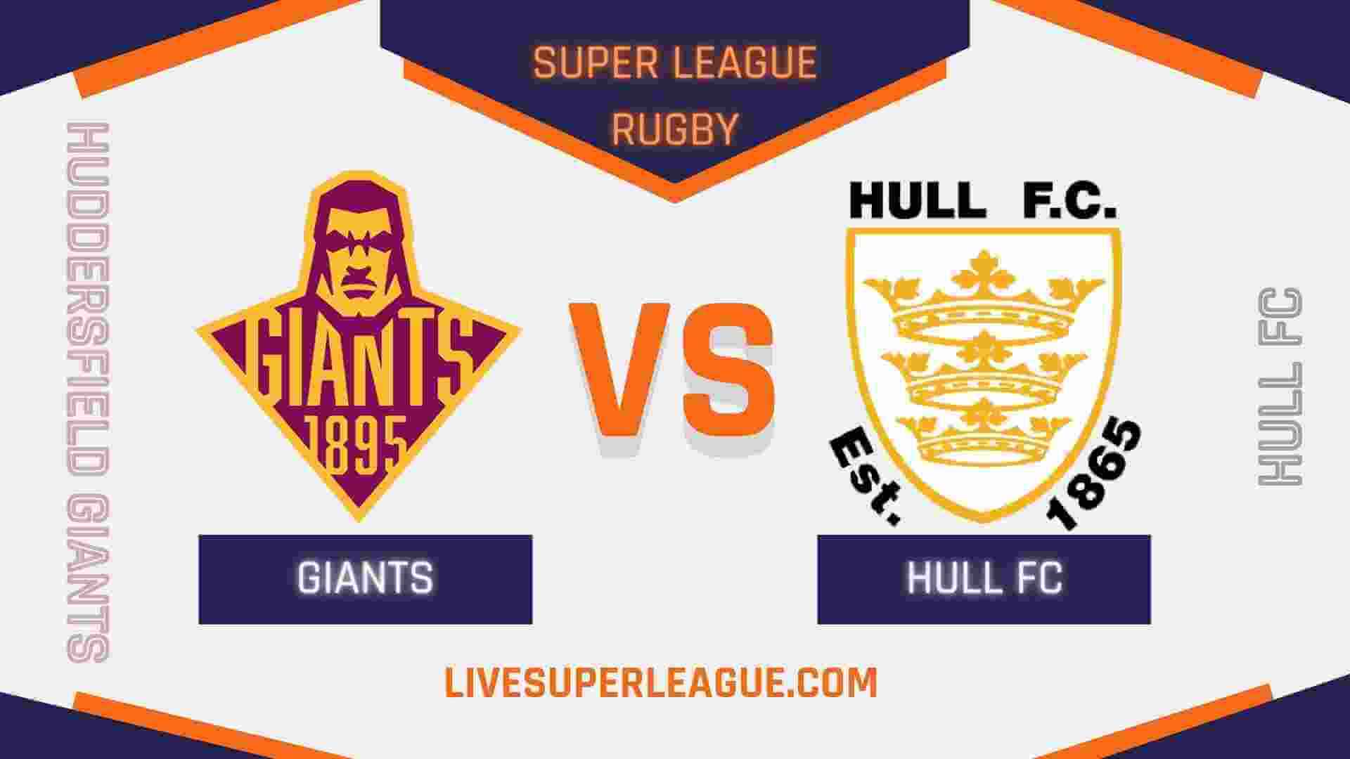 Live Hull FC VS Huddersfield Giants Telecast