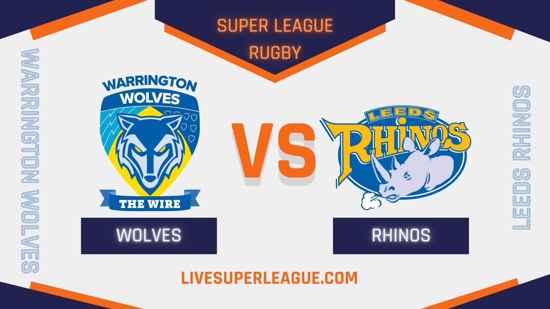 Warrington Wolves Vs Leeds Rhinos RD 1 Live Stream 2023 | Full Match Replay