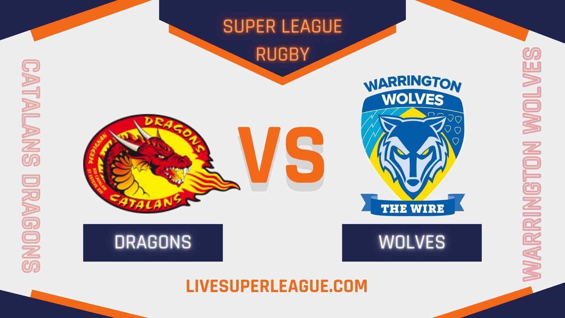 Catalans Dragons Vs Warrington Wolves RD 01 Live Stream 2024 | Full Match Replay