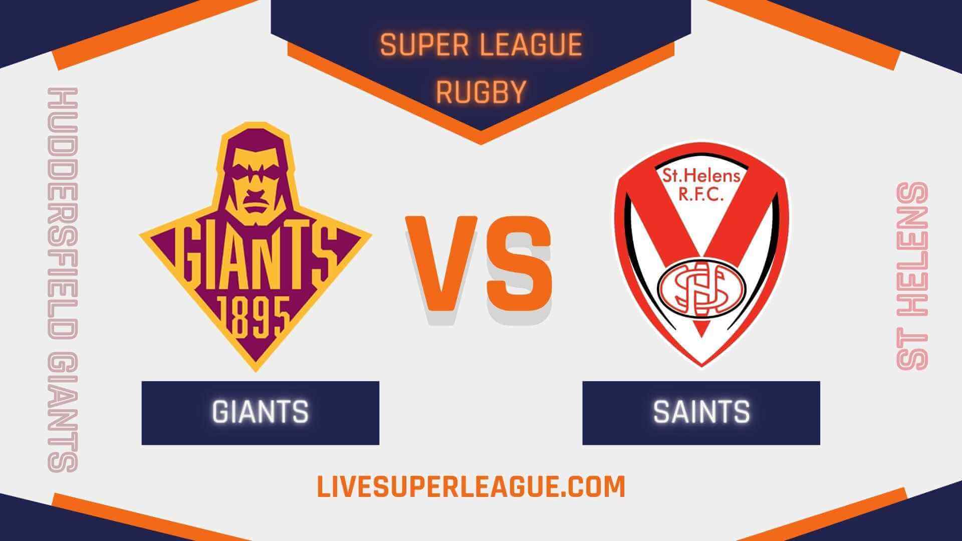 Huddersfield Giants Vs St Helens RD 02 Live Stream 2024 | Full Match Replay