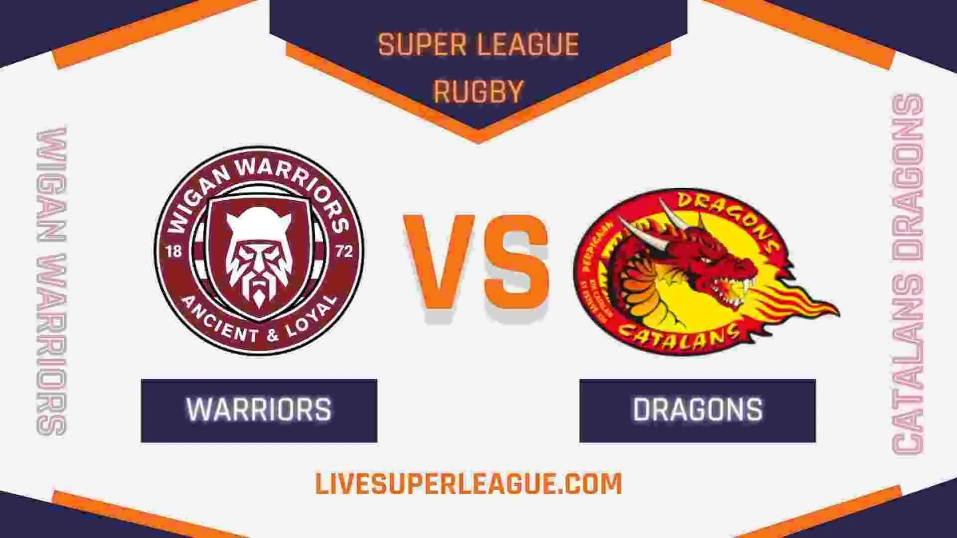 Wigan Warriors Vs Catalans Dragons RD 10 Live Stream 2024 | Full Match Replay